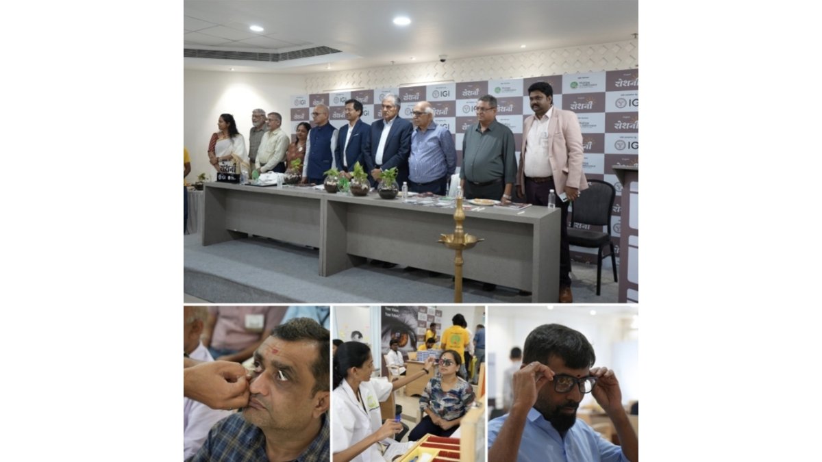 Massive Response to “Project Roshni – Vision for All”: 3,500 Screened, 4,000 Awaiting Eye Check-ups at Bharat Diamond Bourse - PNN