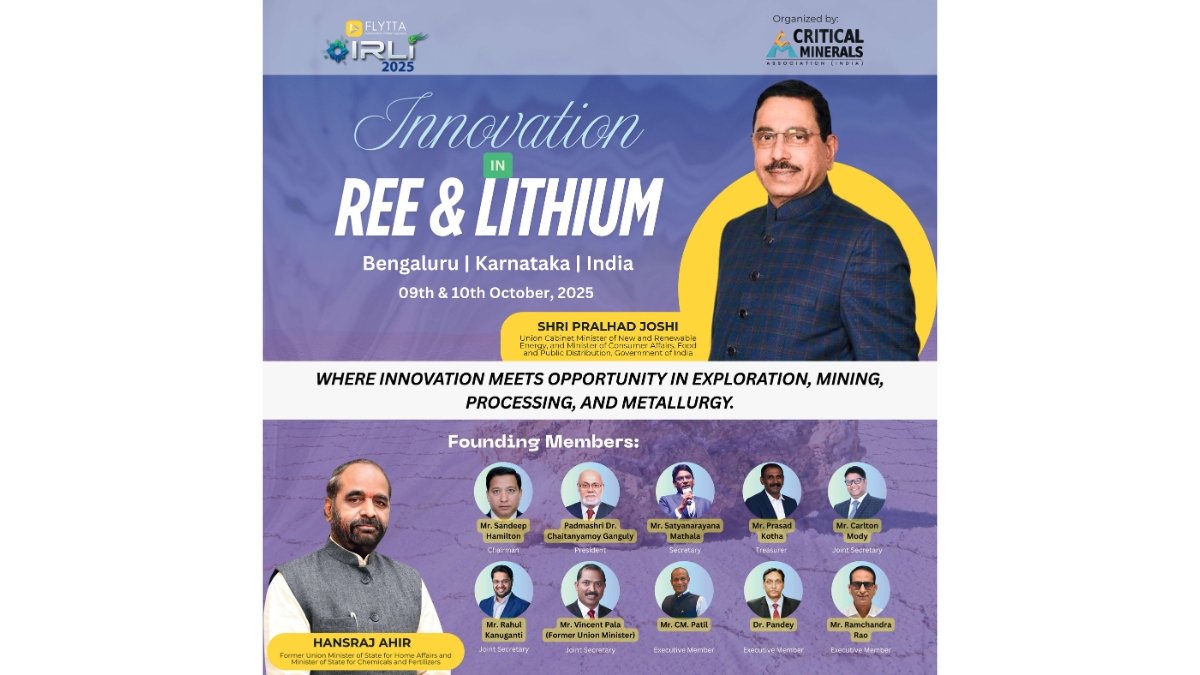 IRLi 2025 Inaugurated in Bengaluru, Brings Together Global Leaders to Drive Innovation in Rare Earths and Lithium - PNN