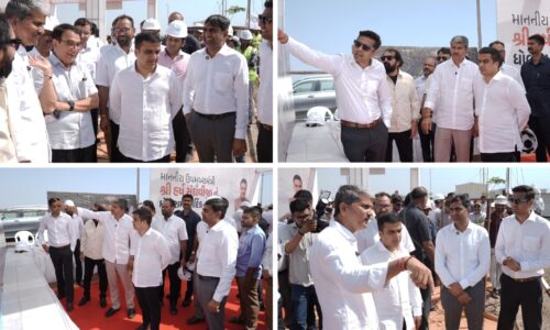 Deputy CM Harsh Sanghavi Visits GAP Group’s Akhilam Township During Dholera Review Tour