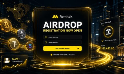 Remittix Airdrop Registration Is Now Open As Community Rushes To Secure Early Access