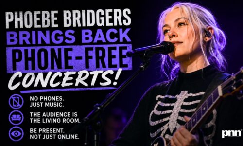 Phoebe Bridgers Wants Your Attention Back: Why Phone-Free Concerts Are Becoming Music’s Most Rebellious Trend