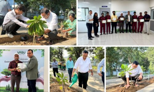 Vasu Foundation Commits to Planting 1.08 Lakh Trees by 2035 After Completing Mission 10,008