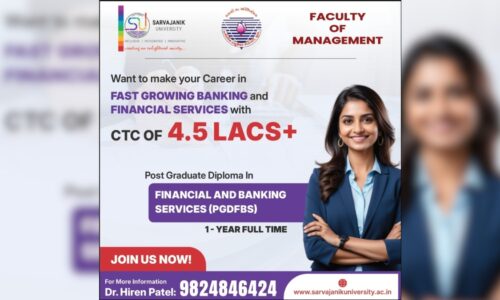 PGDFBS at Sarvajanik University: Preparing Future-Ready Professionals for India’s Expanding BFSI Sector