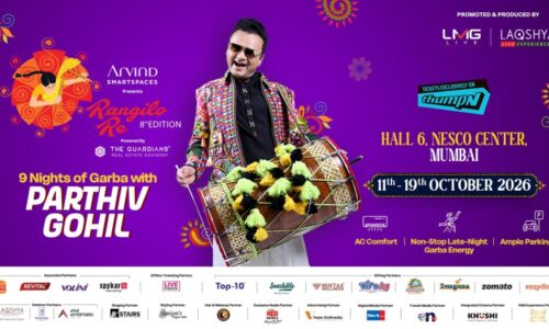 Rangilo Re 2026 Featuring Parthiv Gohil Elevates Mumbai’s Navratri Celebrations: Seven Successful Editions, One Grand New Chapter