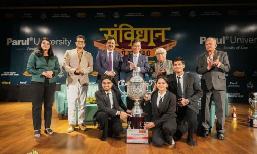 Eminent Jurists and Legal Experts Lead Constitutional Discourse at Parul University’s Law Fest Samvidhaan Pe Charcha 4.0